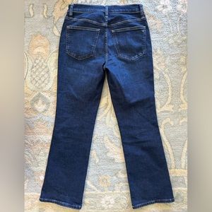 Madewell Midrise Kick out crop size 26